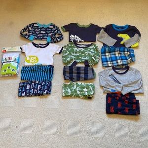 Short sleeve and long sleeve size 3T pjs.  1 pack brand new (3 piece set)